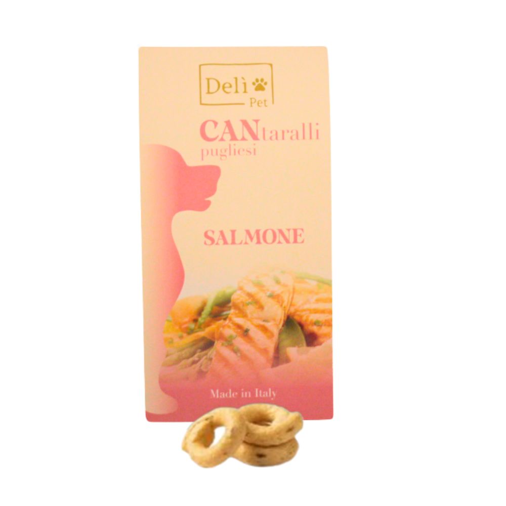 DelìPet CanTaralli Pugliesi Salmone Snack per Cani 150g