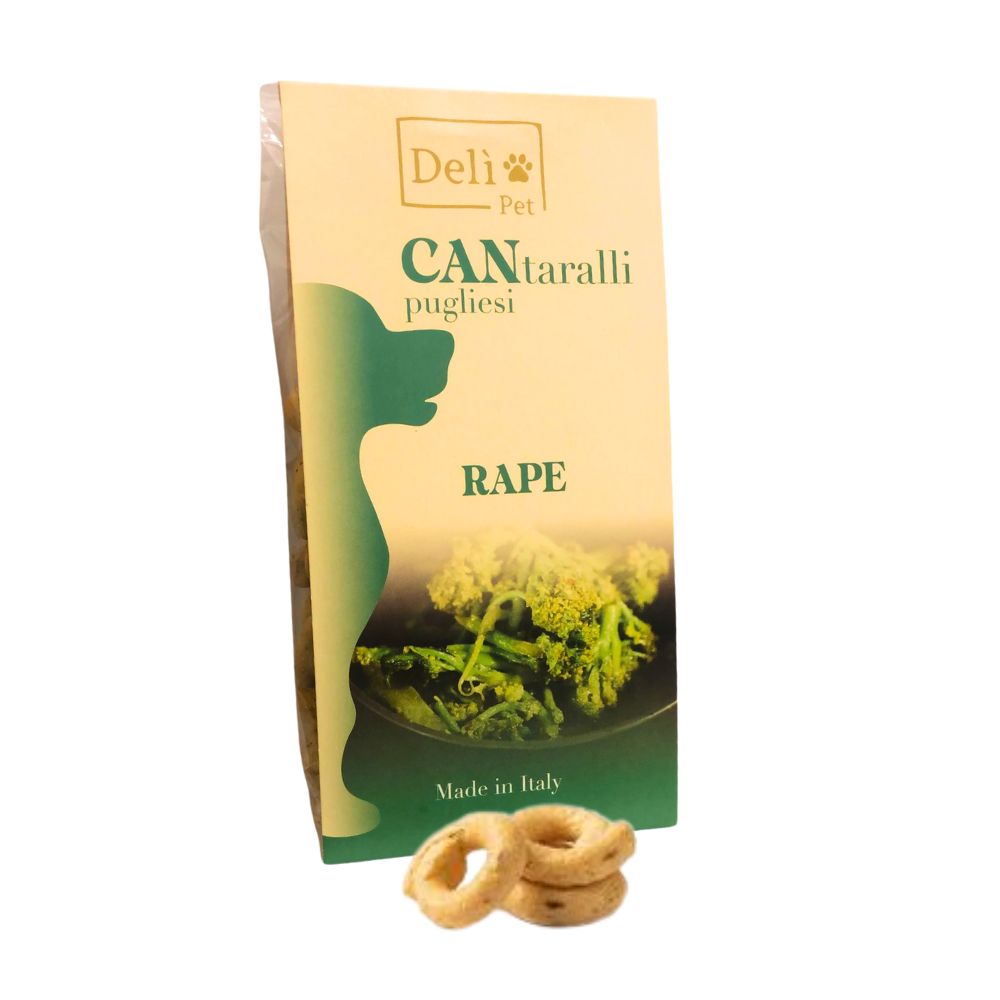 DelìPet CanTaralli Pugliesi Rape Snack per Cani 150g