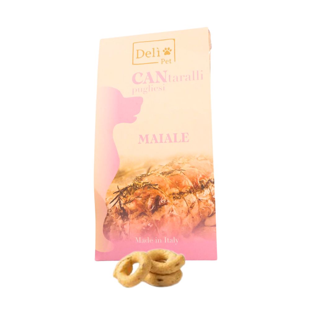 DelìPet CanTaralli Pugliesi Maiale Snack per Cani 150g