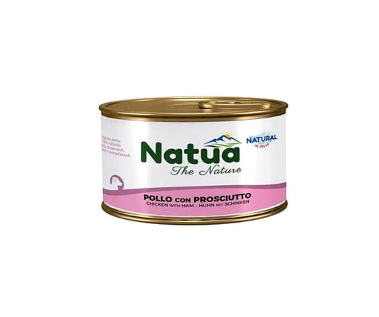 Natua Natural Pollo e Prosciutto in Jelly Lattina 85g Cani - Animaliapet