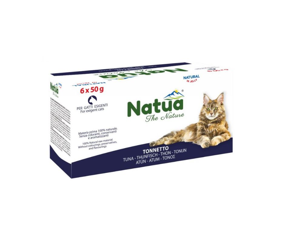 Natua Multipack Tonnetto in Jelly Lattina 6x50g Gatti - Animaliapet
