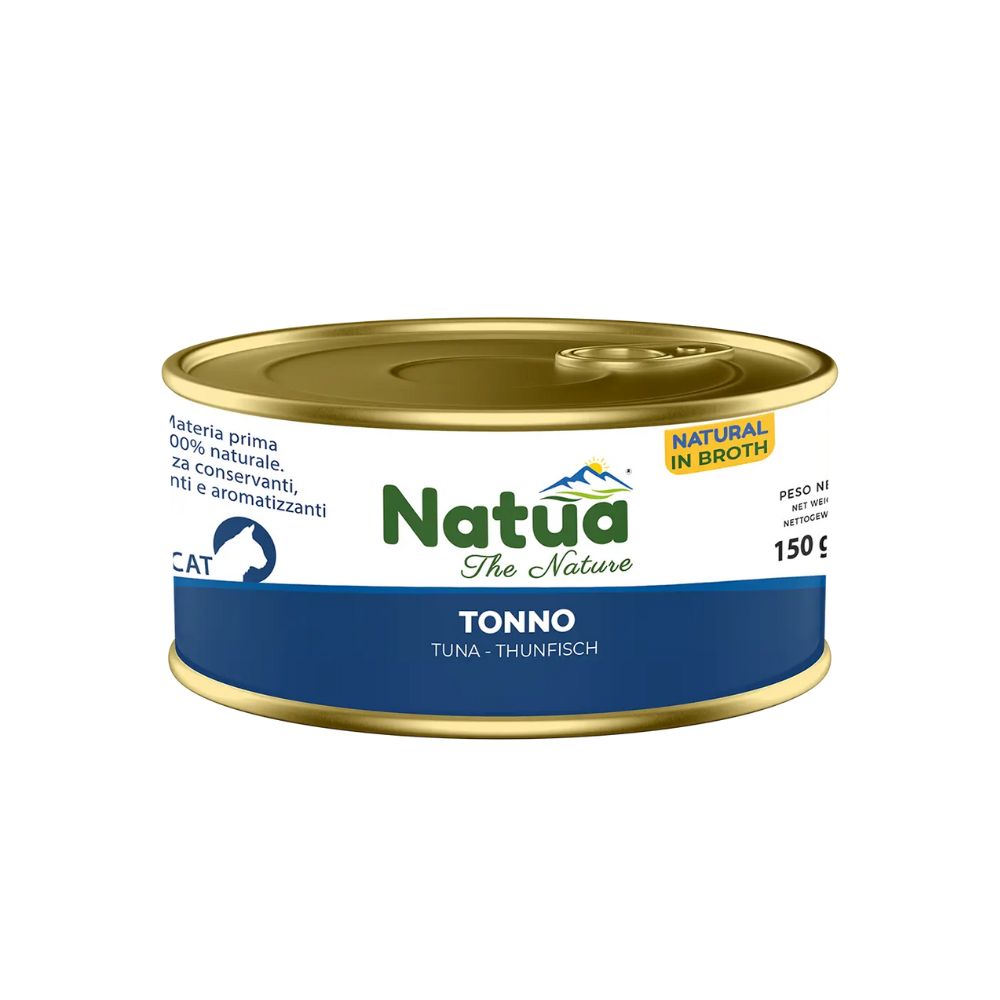 Natua Natural Tonno in Brodo 150g Lattina Gatti