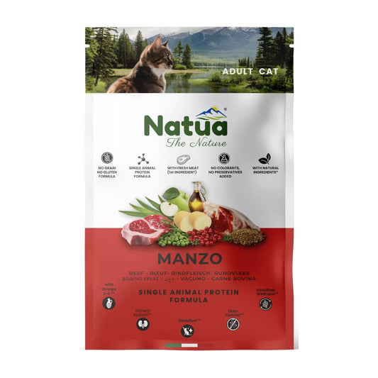 Natua Manzo Adult 1,5kg Crocchette Gatti