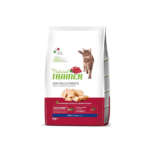 Trainer Natural Cat Pollo 3Kg Crocchette Gatti Adulti - Animaliapet