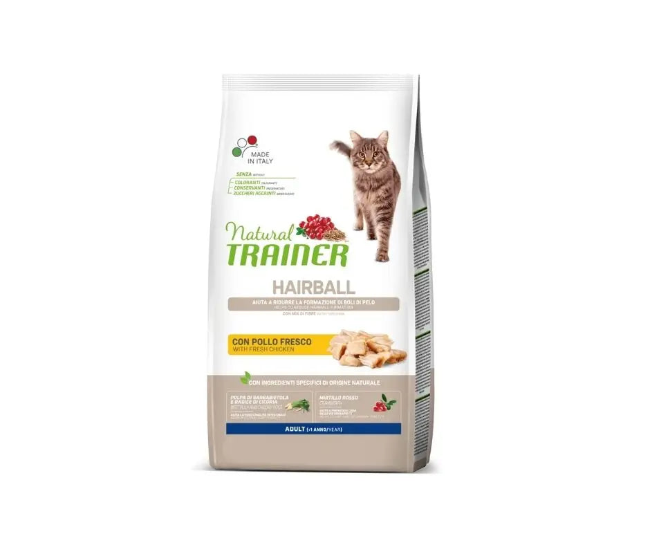 Trainer Natural Hairball Pollo 1,5Kg Crocchette Gatti AdultiCrocchette GattiAnimaliapet