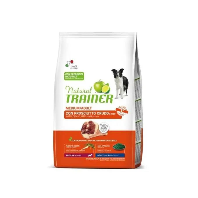 Trainer Natural Prosciutto Crudo 12Kg Crocchette Cani Medium AdultCrocchette CaniAnimaliapet