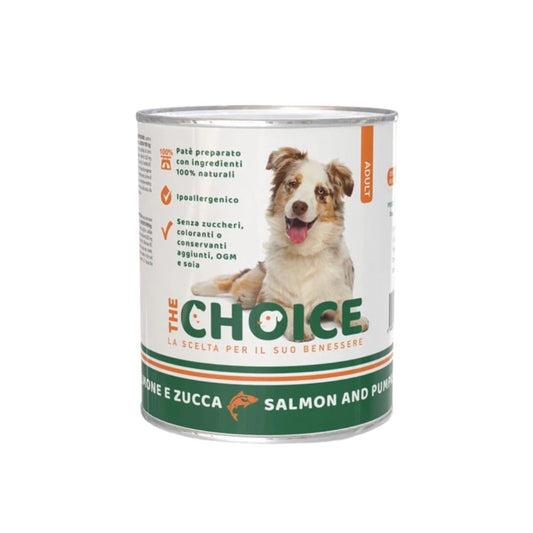 The Choice Salmone e Zucca Adult 400g Lattina Cani