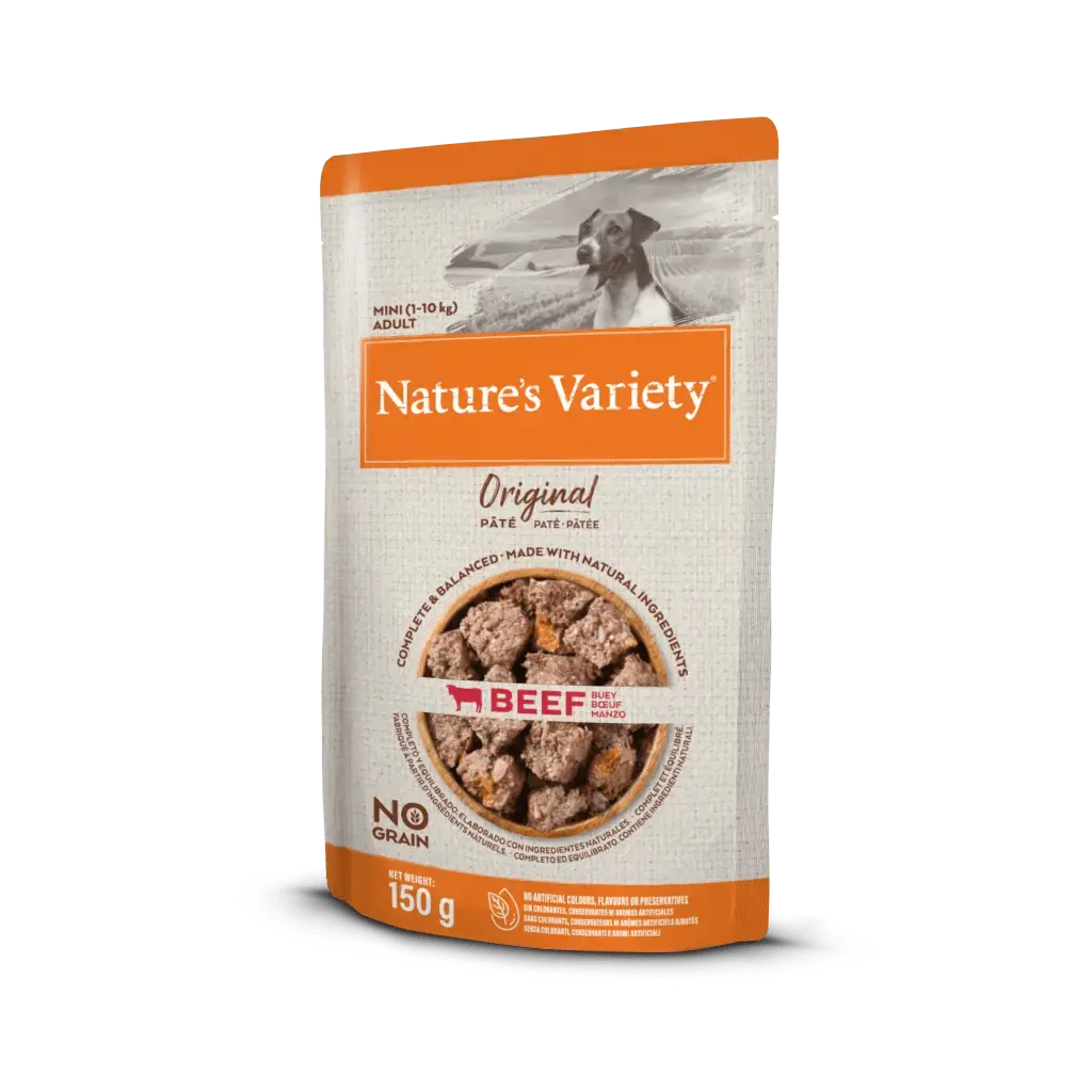 Nature's Variety Original Patè manzo 150gr bustina cani mini adult - Animaliapet