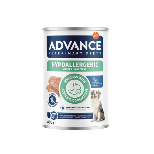 Advance Hypoallergenic Trota 400g Lattina Cani Medium Maxi