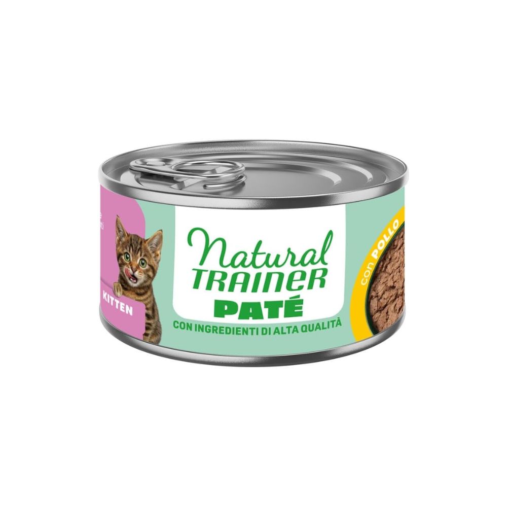 Trainer Natural Kitten Patè Pollo 85g Lattina Gattini
