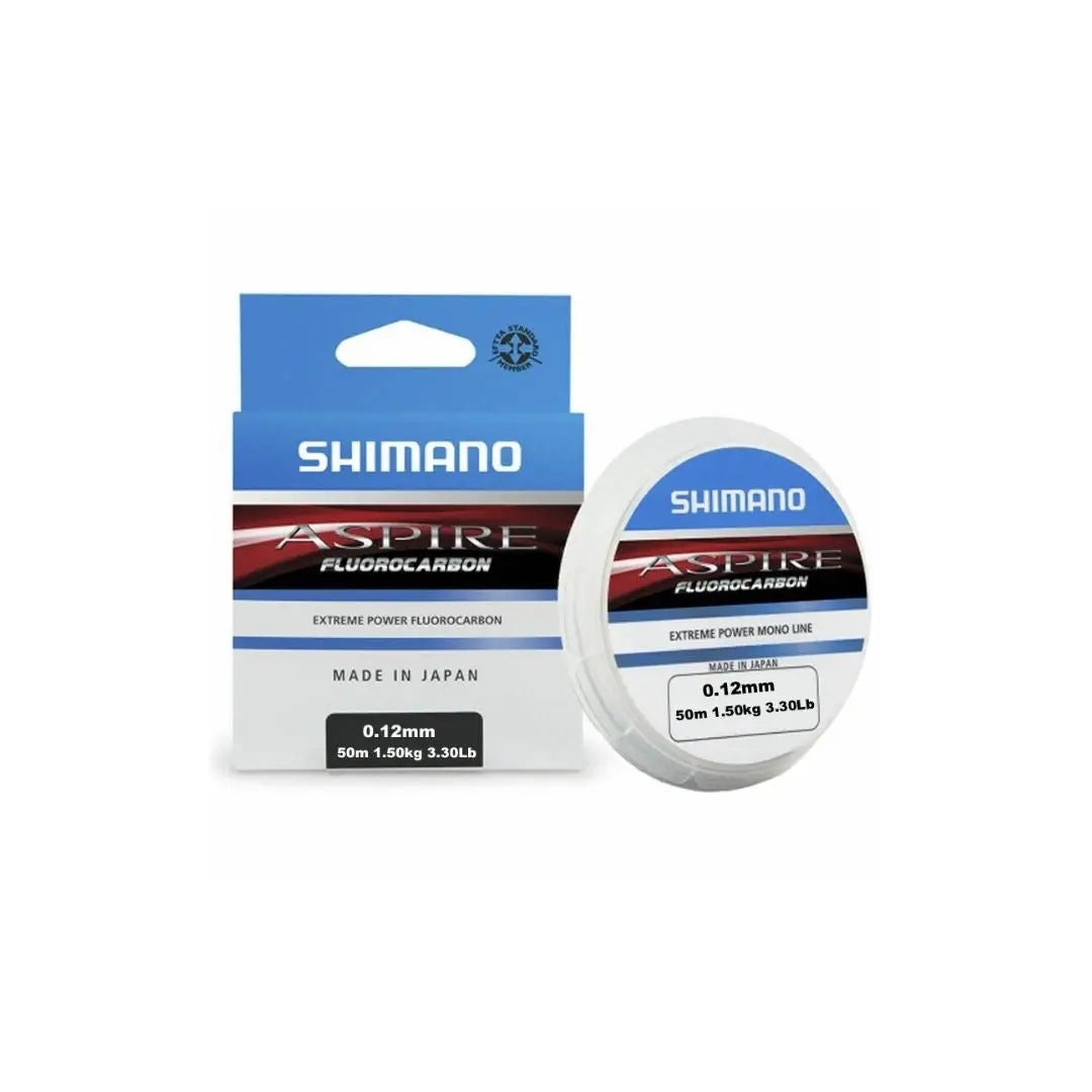 Shimano Aspire Flurocarbon 0.12mm, 1.50Kg, 50m 3.30lb - Animaliapet