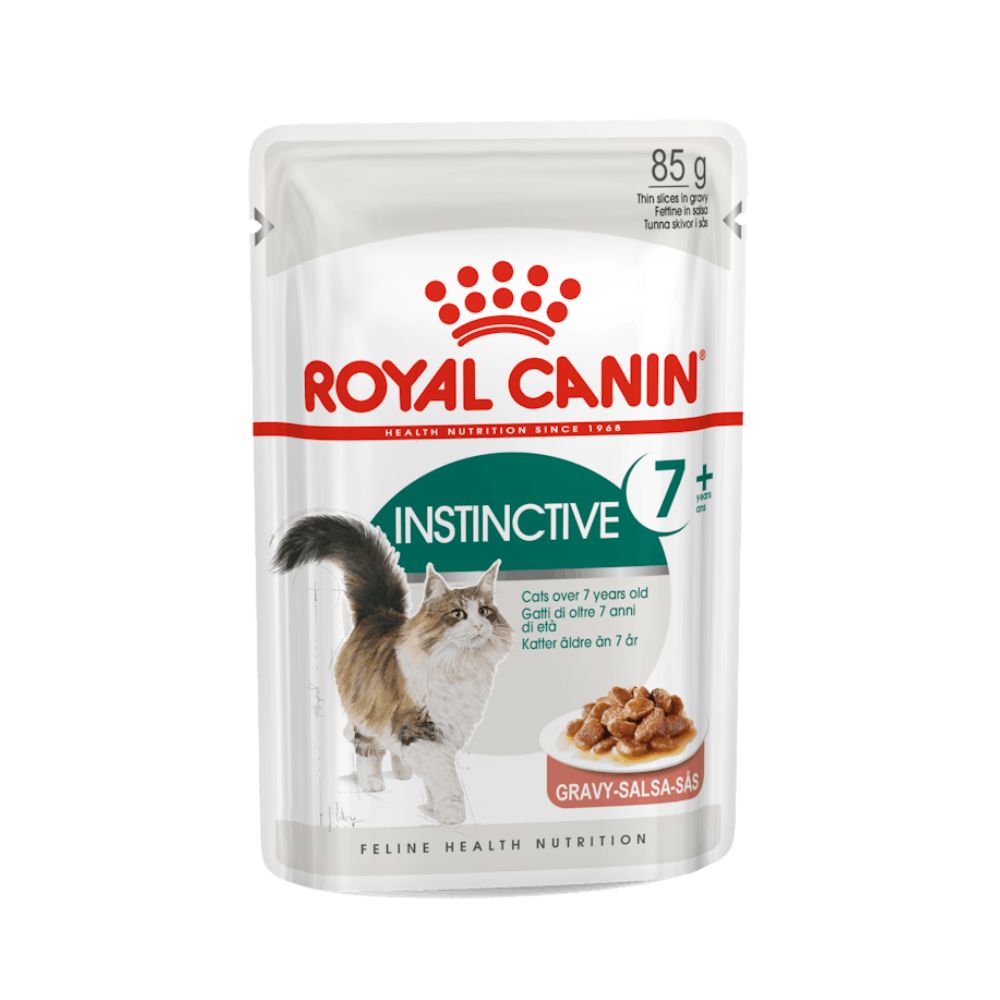 Royal Canin Instinctive 7+ in Salsa 85g Bustine Gatti