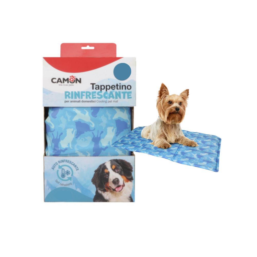 Camon Tappetino Rinfrescante 90x50cm per Cani e Gatti