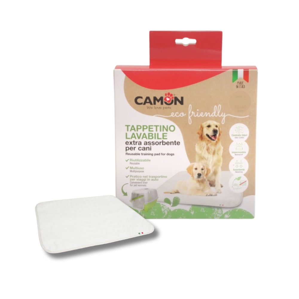 Camon Tappetino lavabile extra assorbente 70x90cm Cani e Gatti