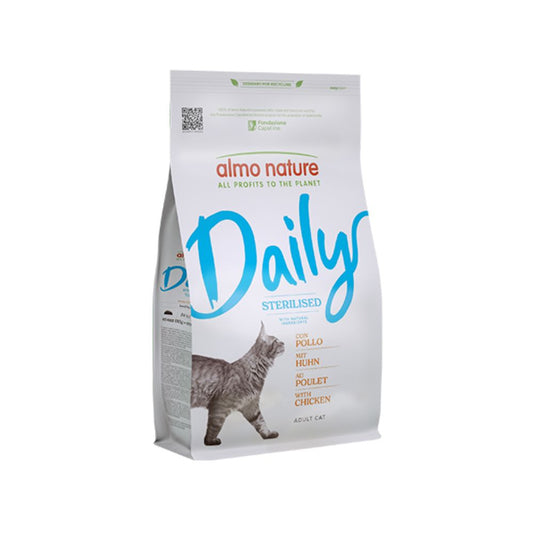 Almo Nature Daily Sterilised Pollo 12Kg Crocchette Gatti