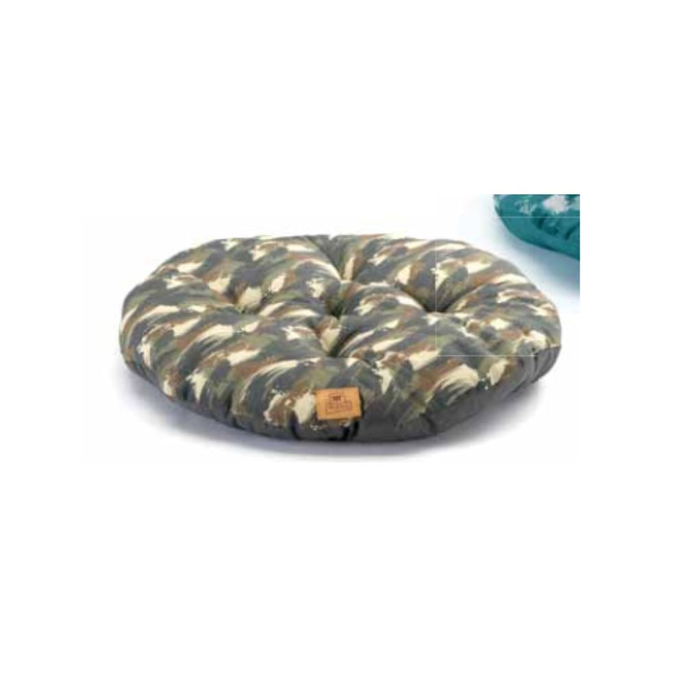 Ferplast Disk 50 Cuscino in cotone per cani e gatti Colore Verde, Marrone o Tortora