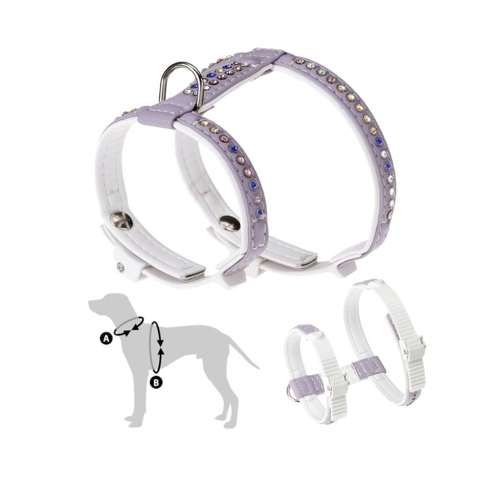 Ferplast Lux Pettorina Viola TG. L per Cani