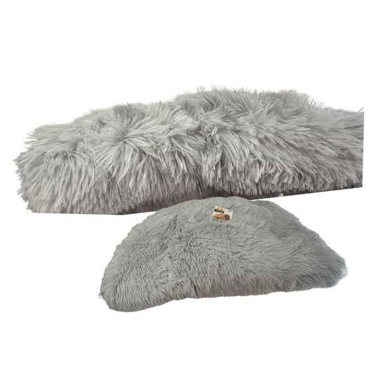 Ferplast Cuscino Shanti Colore Grigio 110x80cm per Cani e Gatti