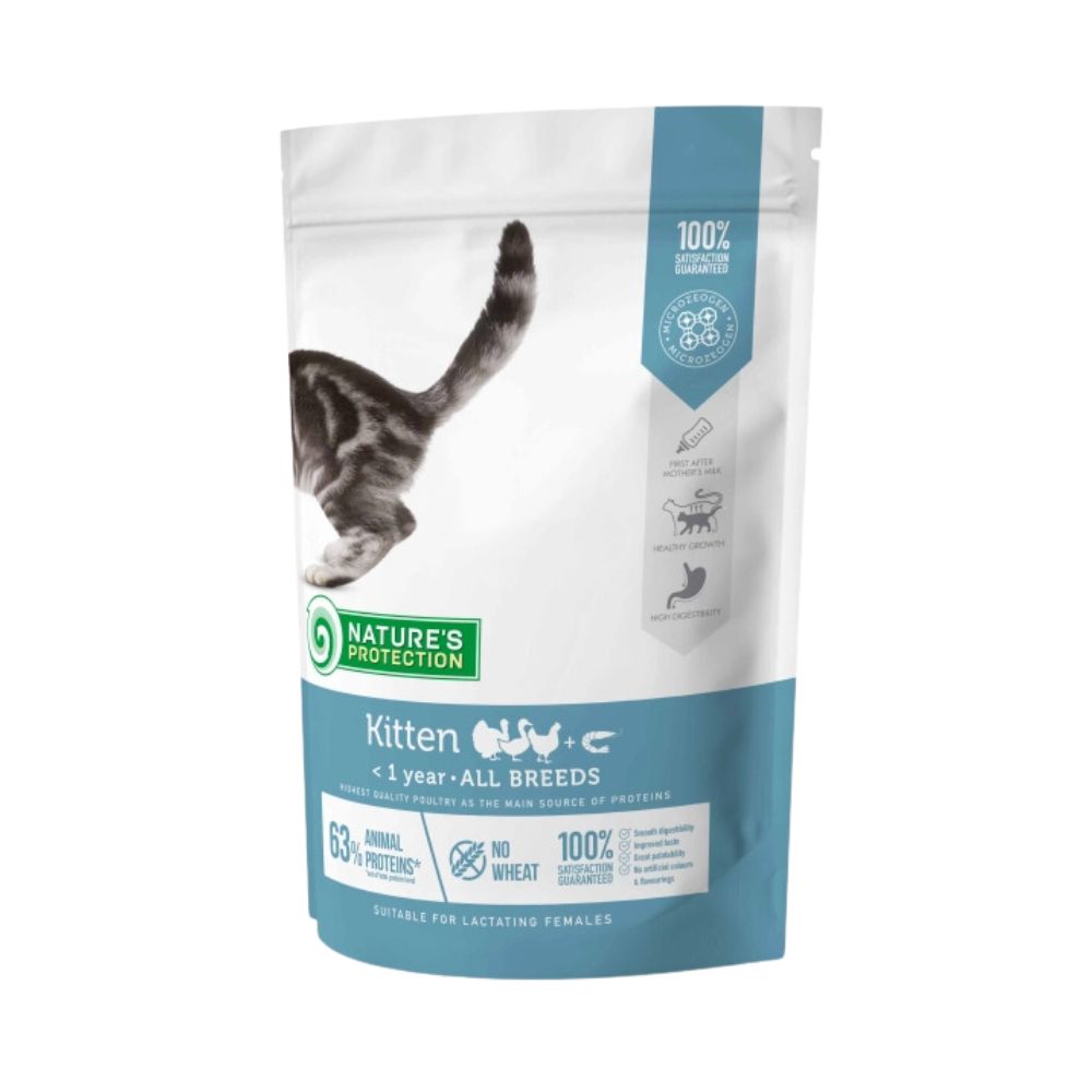 Nature's Protection Kitten Pollame e Krill 2kg Crocchette Gattini