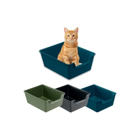 Ferplast Nip 20H Cassetta Igienica Lettiera Gatti 52x41x21h cm Colori Assortiti