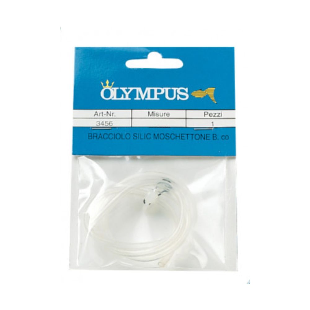 Olympus Bracciolo Silicone con moschettone Rif. 3456 Accessori Pesca