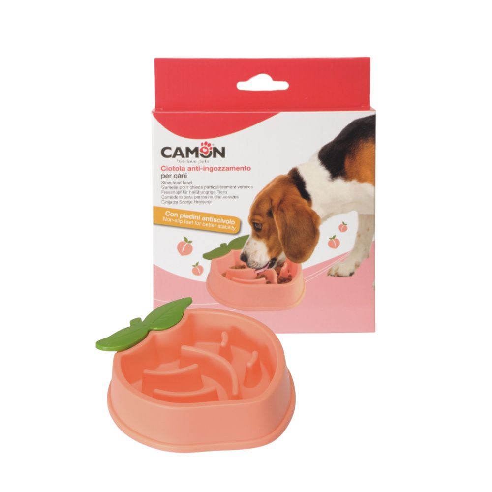 Camon Ciotola Pesca anti-ingozzamento Slow Eating per Cani