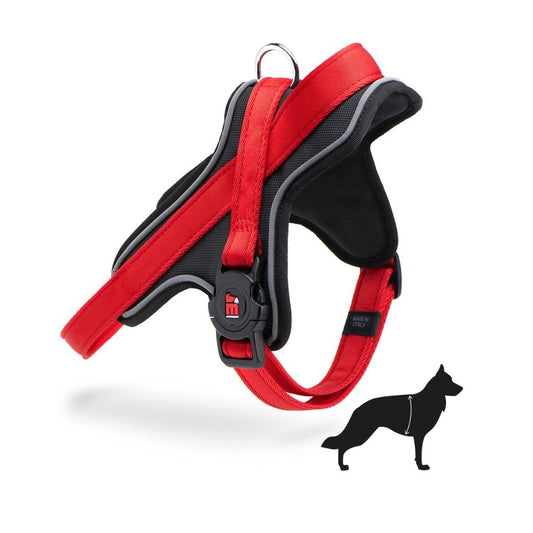 MyFamily Pettorina MemoPet Rossa S 35-45 cm per Cani