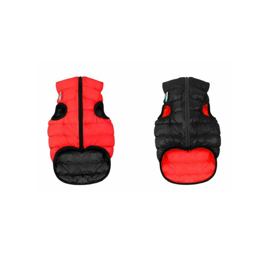 AiryVest Piumino Revers Rosso/Nero S30 cm per Cani