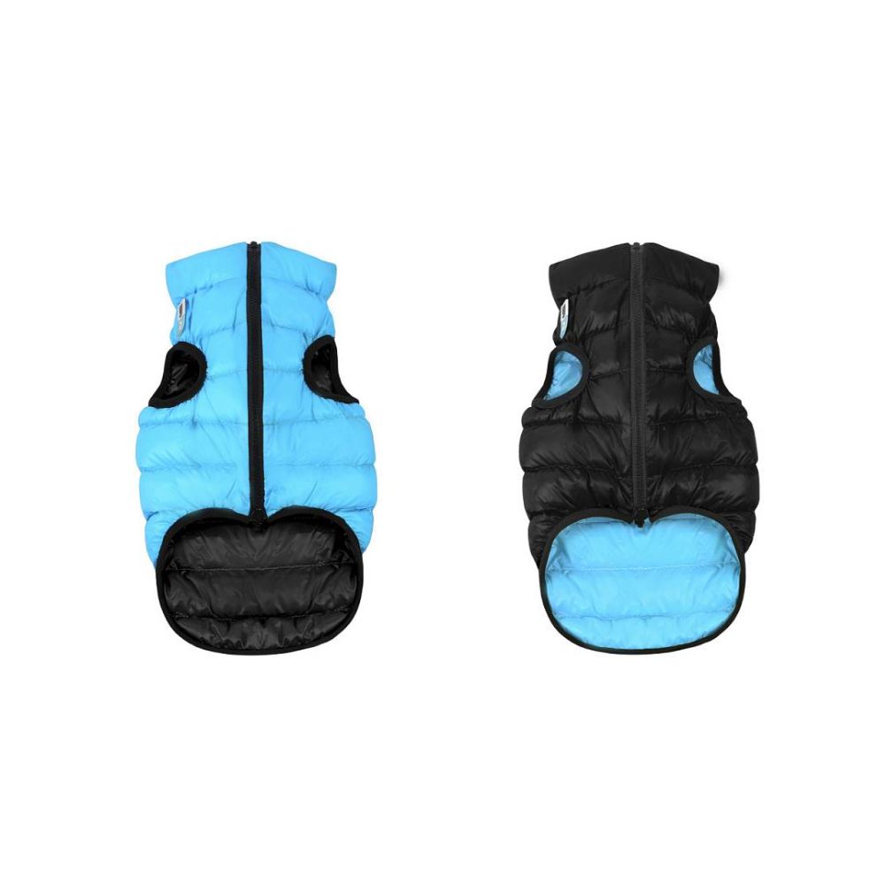 AiryVest Piumino Revers Blu/Nero S30 cm per Cani