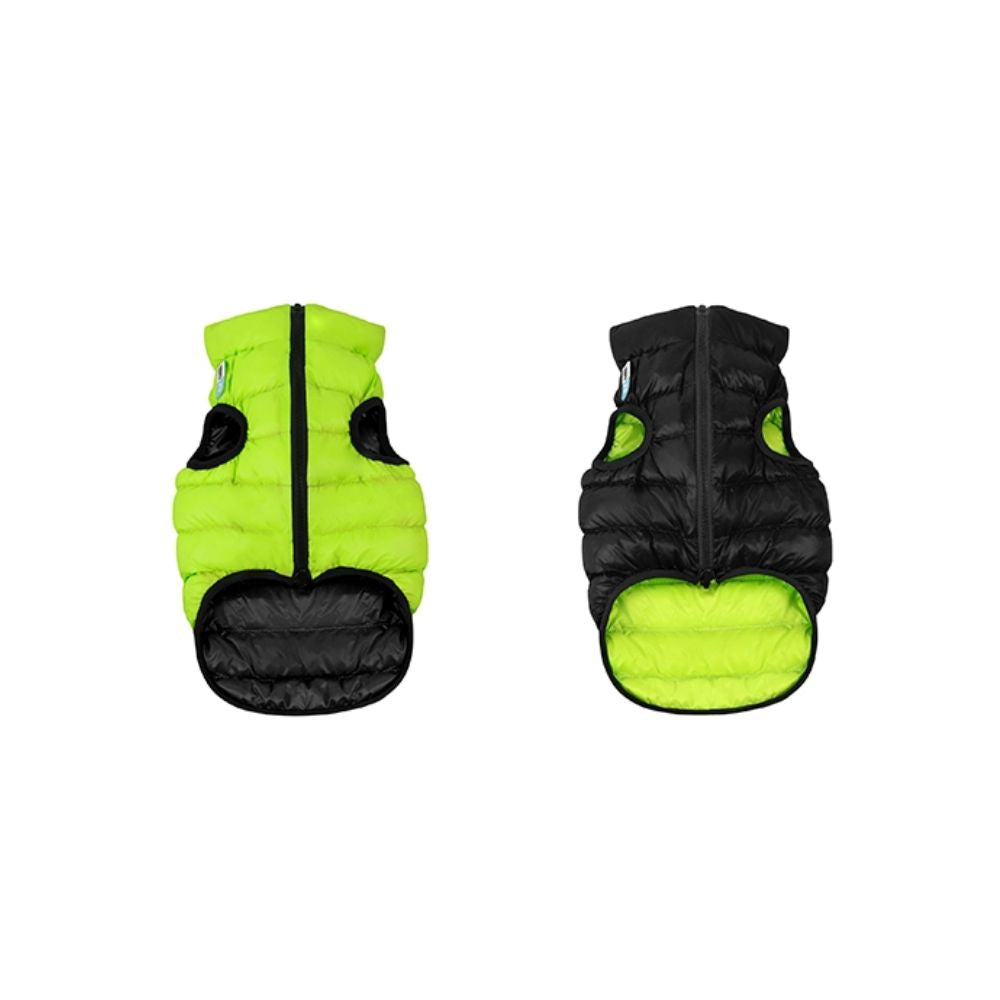 AiryVest Piumino Revers Verde/Nero M45 cm per Cani