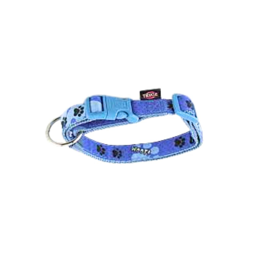 Trixie Collare Modern Art Woof Blue XS-S 22-35cm/15mm
