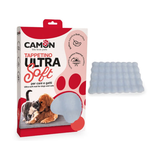 Camon Tappetino UltraSoft Grigio 60x90cm Per Cani e Gatti