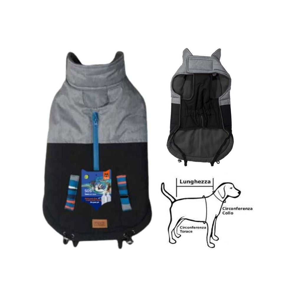 Fofos Sos Cappottino Fleece cm 35 per Cani