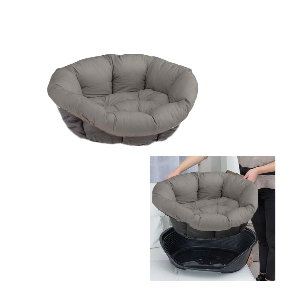 Ferplast SOFA 6 Cuscino per Cani e Gatti Colore Tortora