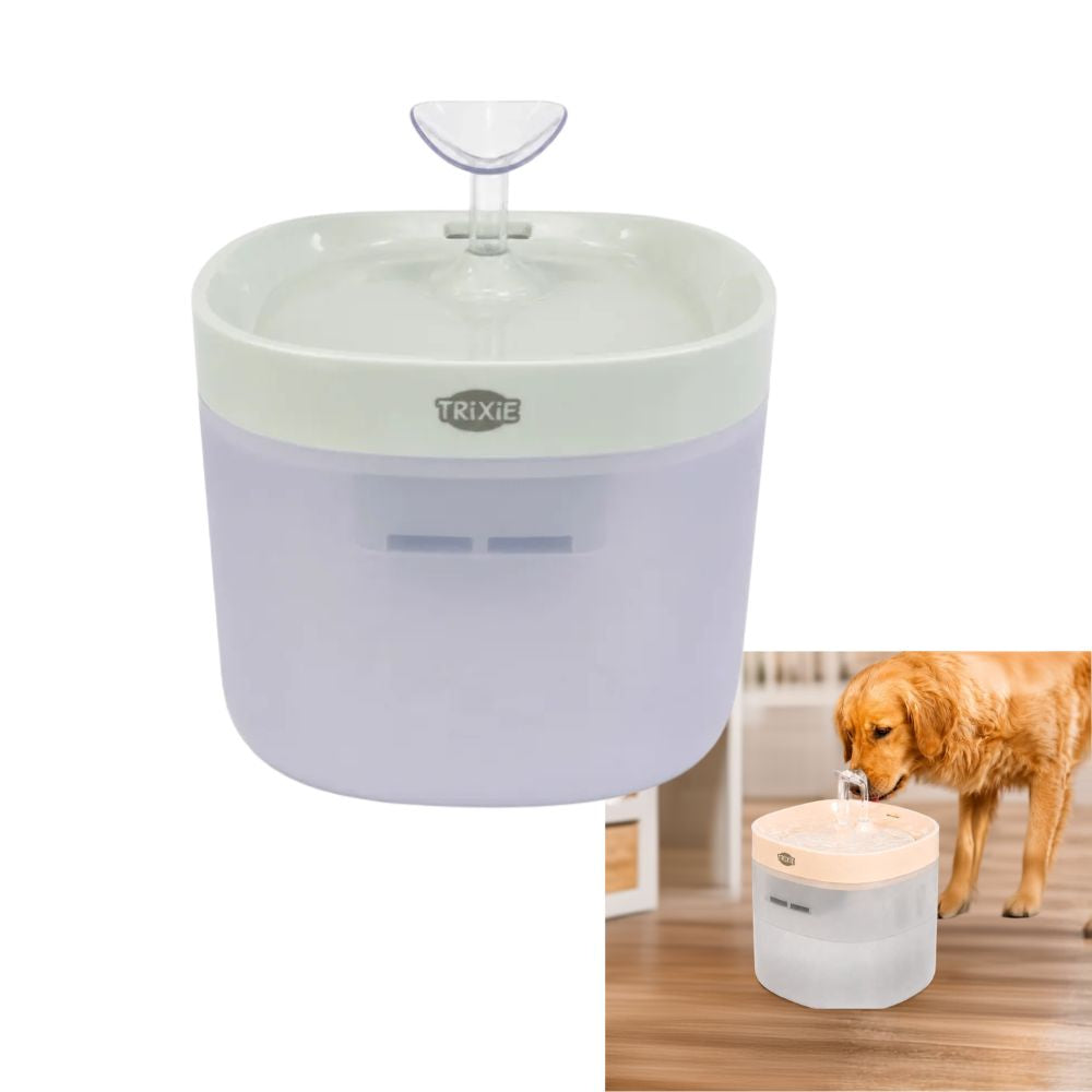 Trixie Fontanella Clear Stream per gatti e cani 1,5l Colore Verde Chiaro
