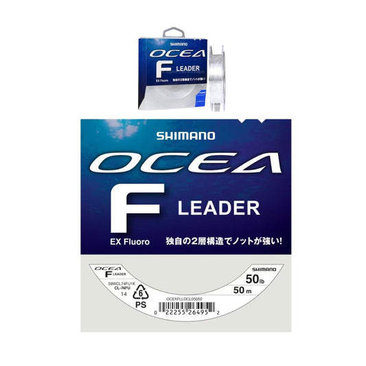 Shimano Ocea F Leader Ex Fluoro 50Ib 0.628mm 50m Colore Clear