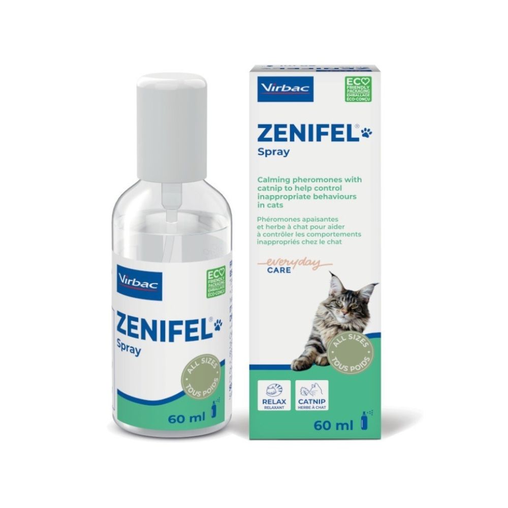 Virbac Zenifel Spray 60ml Calmante per Gatti