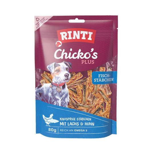 Rinti Chicko's Plus Salmone e Pollo Snack per Cani 80g