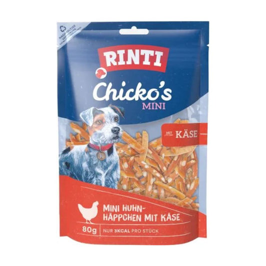 Rinti Chicko's Mini Pollo e Formaggio Snack per Cani 80g