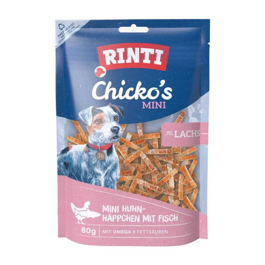 Rinti Chicko's Mini Pollo e Salmone Snack per Cani 80g