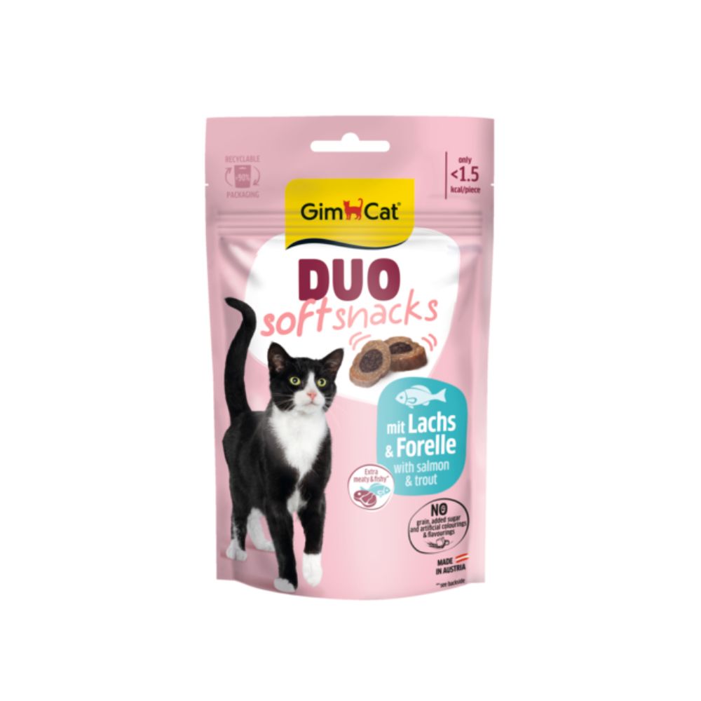 Gimborn GimCat Duo Soft Salmone e Trota 50g Snack per Gatti