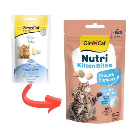 Gimborn GimCat Kitten Bites Tabs 40g Snack per Gattini