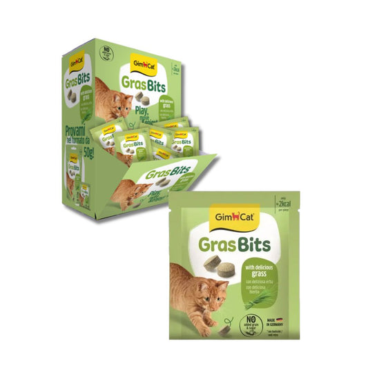 Gimborn GimCat Gras Bits 10g Snack per Gatti e Gattini