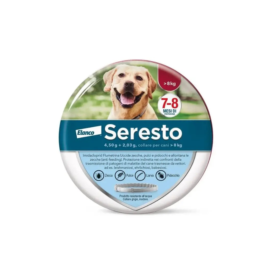 Seresto Collare Antiparassitario per Cani oltre 8KgAntiparassitariAnimaliapet