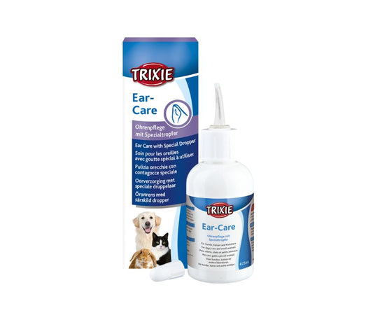 Trixie Ear-Care Pulizia Orecchie per cani gatti e piccoli animali 50ml - Animaliapet