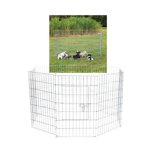 Trixie Recinto Per Cani Cuccioli 8 Pannelli Da 61x91cm ø 154cm