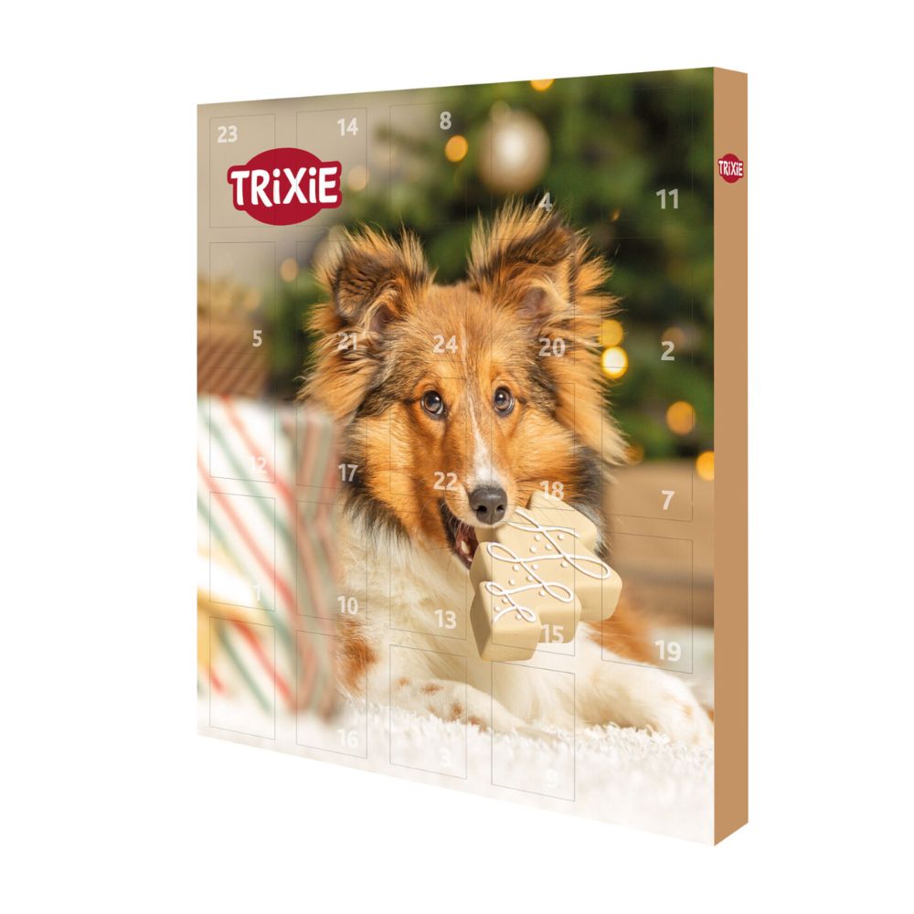 Trixie Calendario dell’Avvento per Cani 30x34x3,5cm Snack Cani