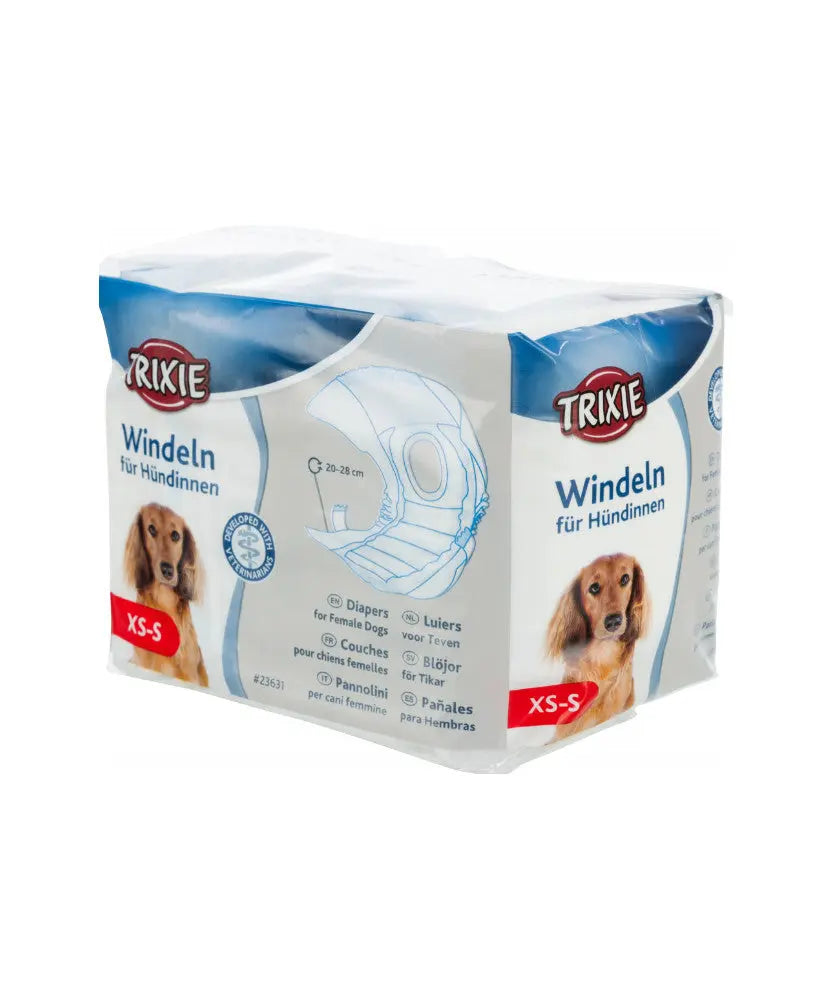TRIXIE Pannolini a fascia per cani maschi L–XL: 60–80 cm, 12 pz TRIXIE Pannolini a fascia per cani maschi L–XL: 60–80 cm, 12 pz