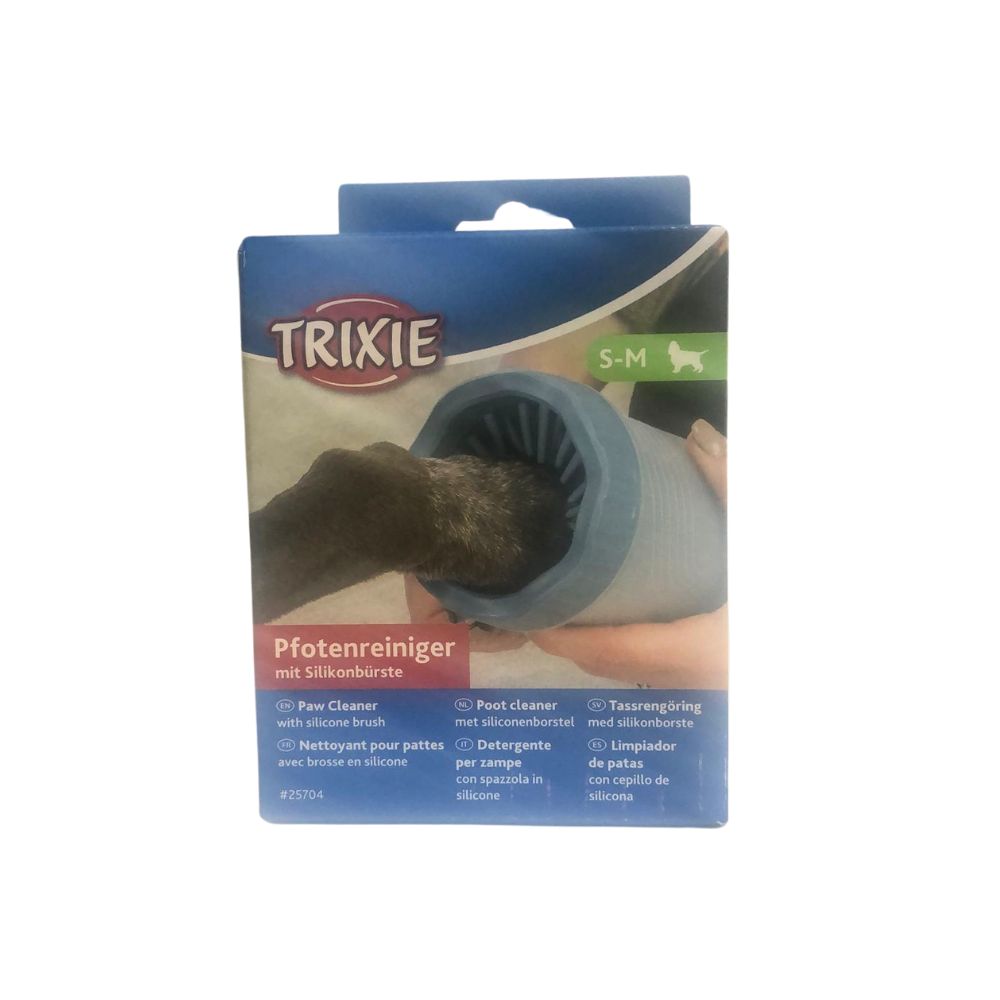 Trixie Detergente Per Zampe Con Spazzola In Silicone S-M