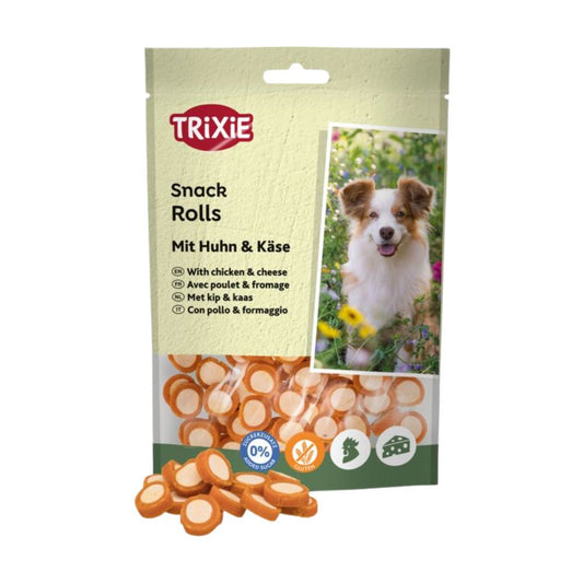 Trixie Premio Chicken Cheese Rolls 100g Snack per Cani